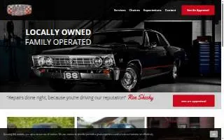 Derby Auto Body website