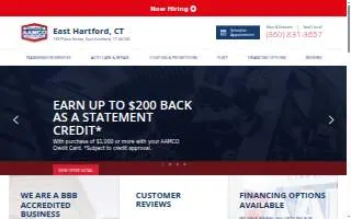 AAMCO Transmissions & Total Car Care of East Hartford website