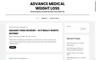 Advance Medical Weight Loss of East Hartford website