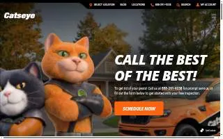 Catseye Pest Control - Hartford website