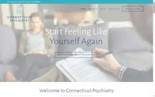 Connecticut Psychiatry of East Hartford website
