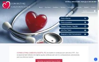 Consulting Cardiologists, PC of East Hartford website