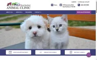 East Hartford Animal Clinic website