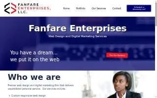 Fanfare Enterprises website