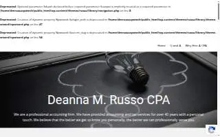Deanna M Russo CPA website