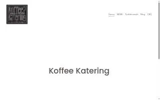 Koffee Katering of East Haven website