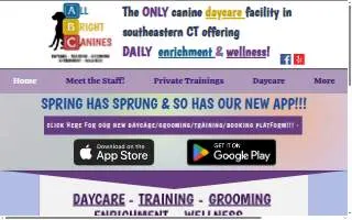 All Bright Canines website