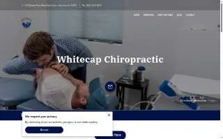 Whitecap Chiropractic website