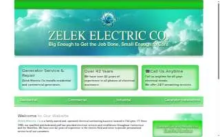 Zelek Electric Co. website