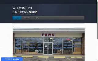 B & B Pawn Shop of Enfield website