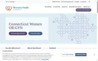 Connecticut Women OB/GYN of South Windsor website