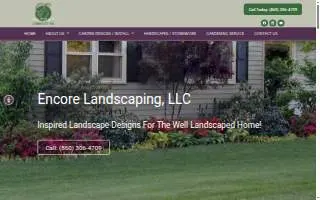 Encore Landscaping, LLC website