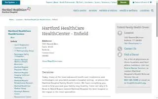 Hartford Hospital Family Health Center website