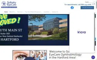 Solinsky EyeCare LLC of Enfield website