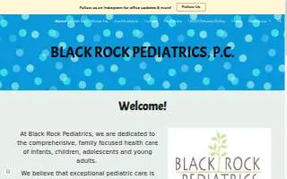 Black Rock Pediatrics, PC website