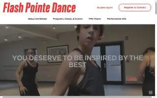 Flash Pointe Dance website