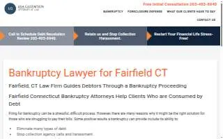 Gustafson Law Offices, LLC of Fairfield website