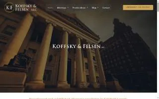 Koffsky & Felsen, LLC website