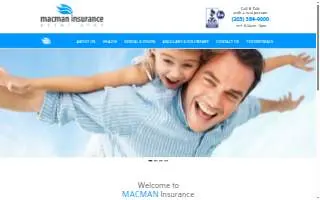 Macman Insurance Associates website