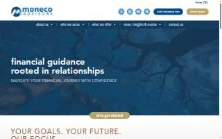 Moneco Advisors website
