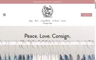 Olive My Stuff website