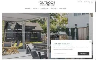 Outdoor Design & Living website