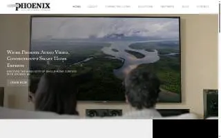 Phoenix Audio Video & Systems Integration of Fairfield website