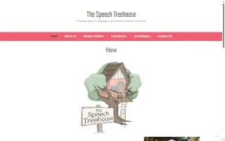 The Speech Treehouse of Fairfield website