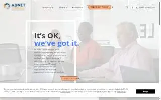 ADNET Technologies - Connecticut Managed IT Services of Farmington website
