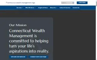 Connecticut Wealth Management, LLC of Farmington website