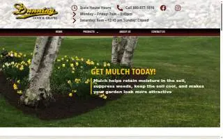 Dunning Sand & Gravel website