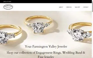 Farmington Jewelers website