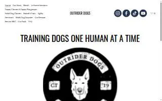 Outrider Dogs of Farmington website