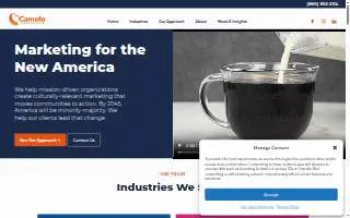 Camelo Communication website