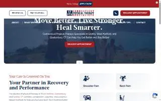 Connecticut Physical Therapy Specialists - Glastonbury website