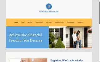 G Watkis Financial, LLC website