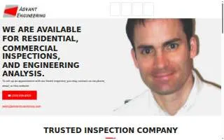 Advant Engineering Home Inspection website