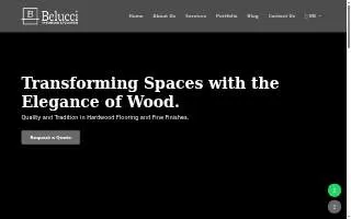 Belucci Hardwood flooring llc. website