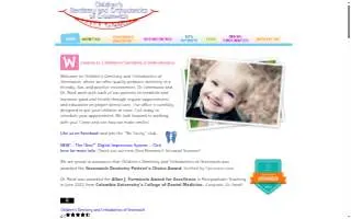 Children's Dentistry and Orthodontics of Greenwich website