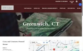 Coxe & Graziano Funeral Home of Greenwich website