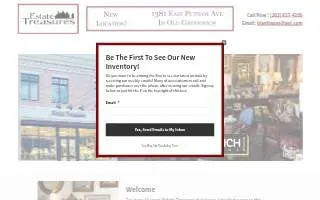 Estate Treasures of Greenwich website