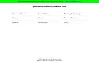 Greenwich Home Inspections & Property Management website