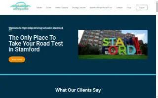 High Ridge Driving School of Greenwich website