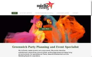 Miz Liz Events website