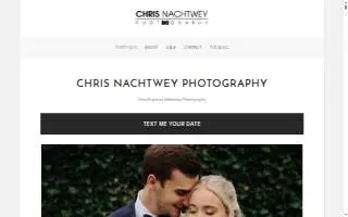 Chris Nachtwey Photography website