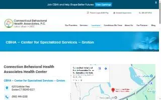 Connecticut Behavioral Health Associates Center for Specialized Services website