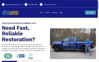 Giordano Restoration website