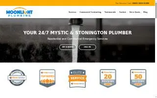 Moonlight Plumbing LLC website