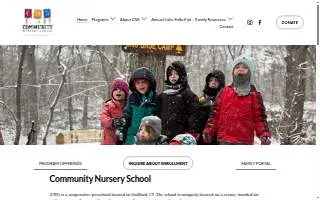 Community Nursery School Inc website