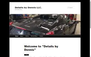 Details By Dennis website